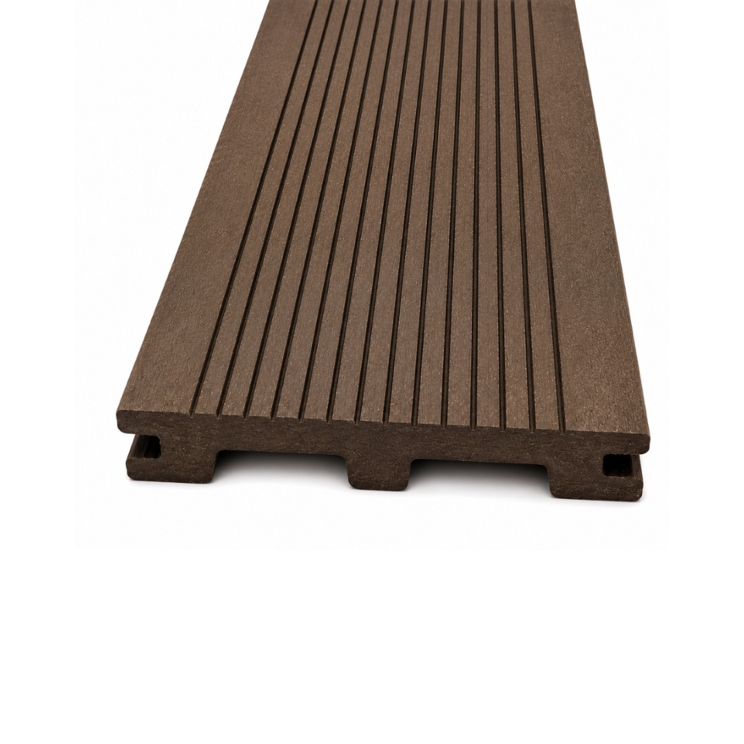 1 Tábua Deck Compósito Eco MX120, 2300mm*120mm*20mm, Chocolate - Image 1