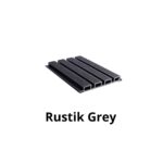 AMOSTRA Revestimento Compósito Cux Castellation, 100mmx216mmx28mm, Brushed - Rustik Grey