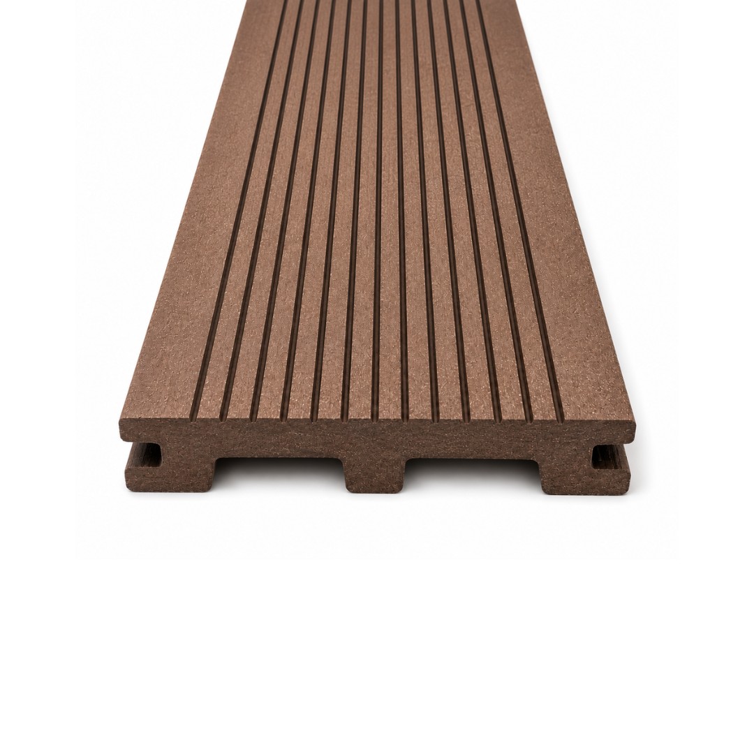 11 Tábua Deck Compósito Eco MX120, 2300mm*120mm*20mm, Marrom Médio, - Image 1