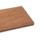 Amostra- Deck em bamboo 100mm*140mm*20mm Ranhurado/Liso Cor, Caramelo,