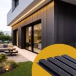 Revestimento Compósito Cux Castellation, 2800mmx216mmx28mm, Brushed-Cinza Rustik