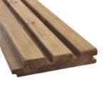 Revestimento pinho silvestre termo modificado, 26X130X1600-3600mm, V(STL), Triplex