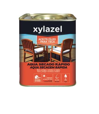 AOPT0750LINCOLOR.jpg Xylazel Aqua Óleo Para Teca Incolor 0,750 L - Image 1