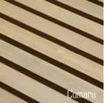 AMOSTRA Revestimento Compósito Cux Castellation, 100mmx216mmx28mm, Brushed - Cumaru - Image 2