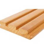 AMOSTRA Revestimento Pinho Maritimo Termo modificado, Perfil Triplex