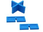 Espaçador de laje, azul 3 mm, Saco 8uni