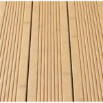 Deck em Madeira de Bamboo Exterior Alta Densidade 20×140×1860 mm (1850 mm útil) NATURAL,1.036m2 - Image 2