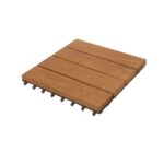 Deck Mosaico, Madeira de freixo, Thermo Wood, 300X300(71)mm, Exclusive, Base PVC,1,08m2