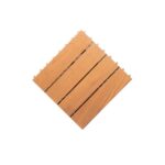 Deck Mosaico, Madeira Pinho Marítimo, Thermo Wood, 300X300(71)mm, Exclusive, Base PVC,1,08m2