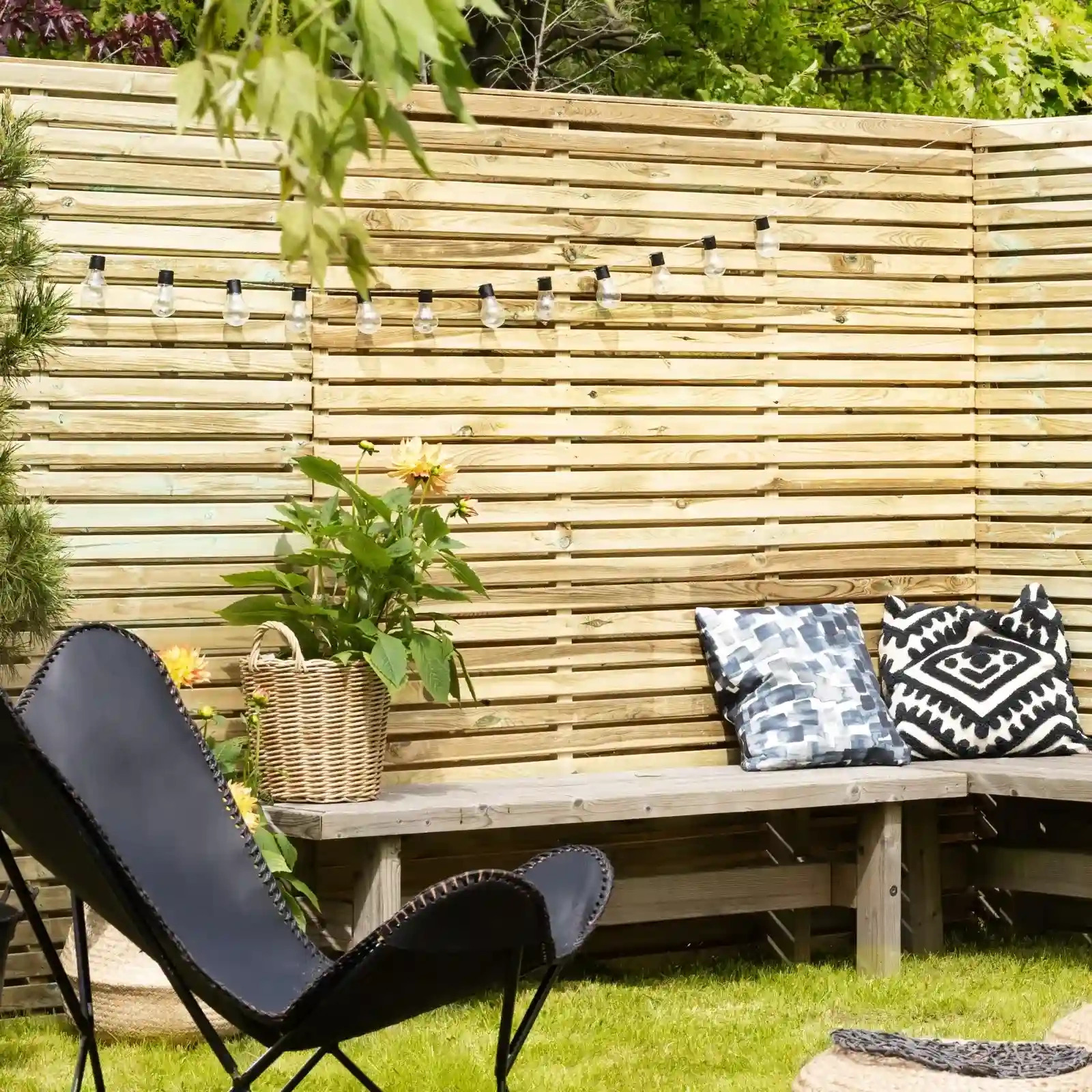 eng_pl_Double-Slatted-Mjosa-Fence-419_1 Painel de Ripas Duplas em Pinho Tratado 180x180 cm - Mjosa - Image 1
