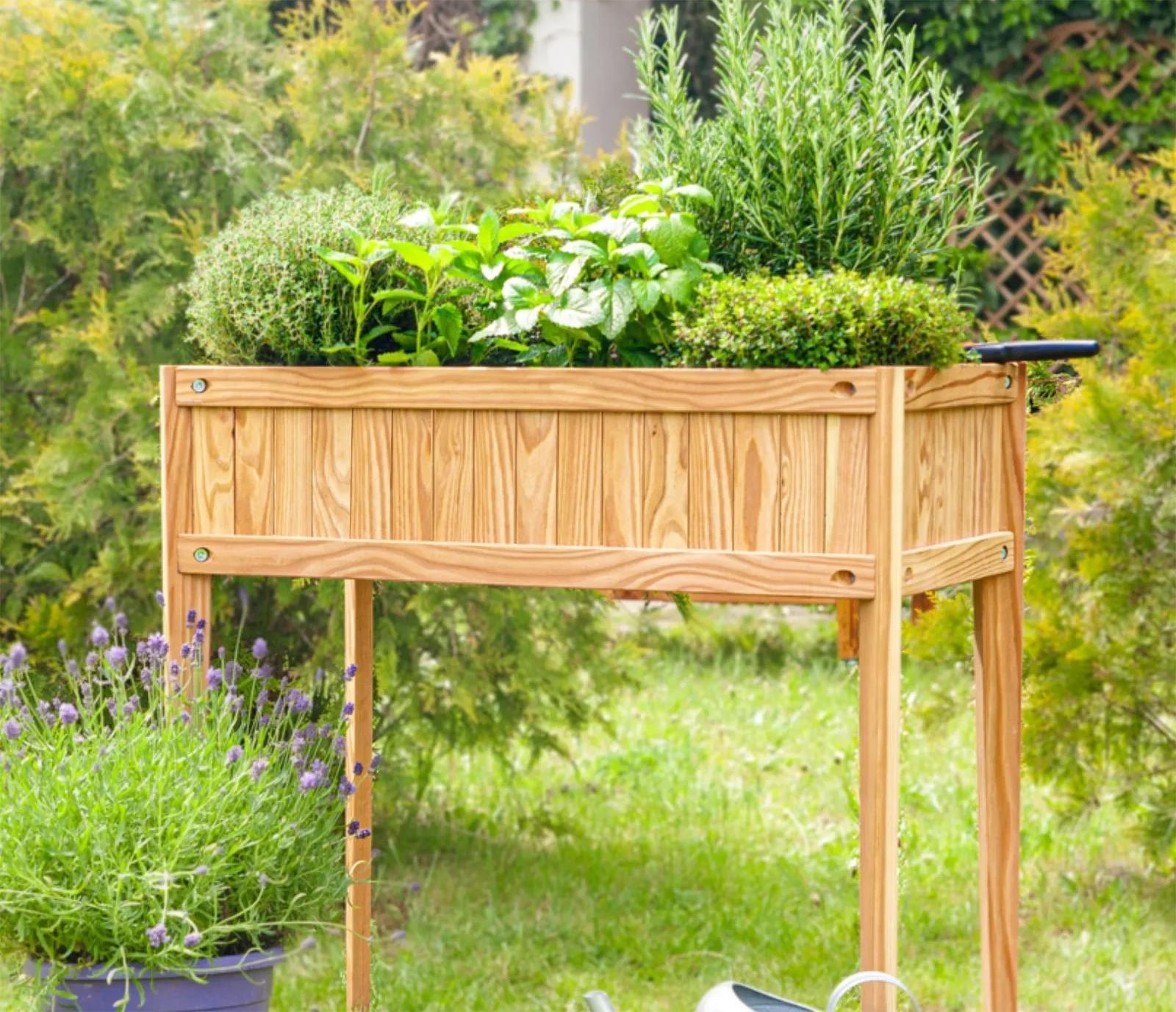 eng_pl_Home-Garden-Planter-485_2 Horta em madeira - 83x40x80cm - Home Garden - Image 1