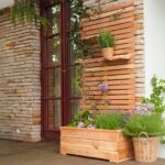 Floreira Exterior Em Madeira Com Ripado - 173x89x43 - Image 4