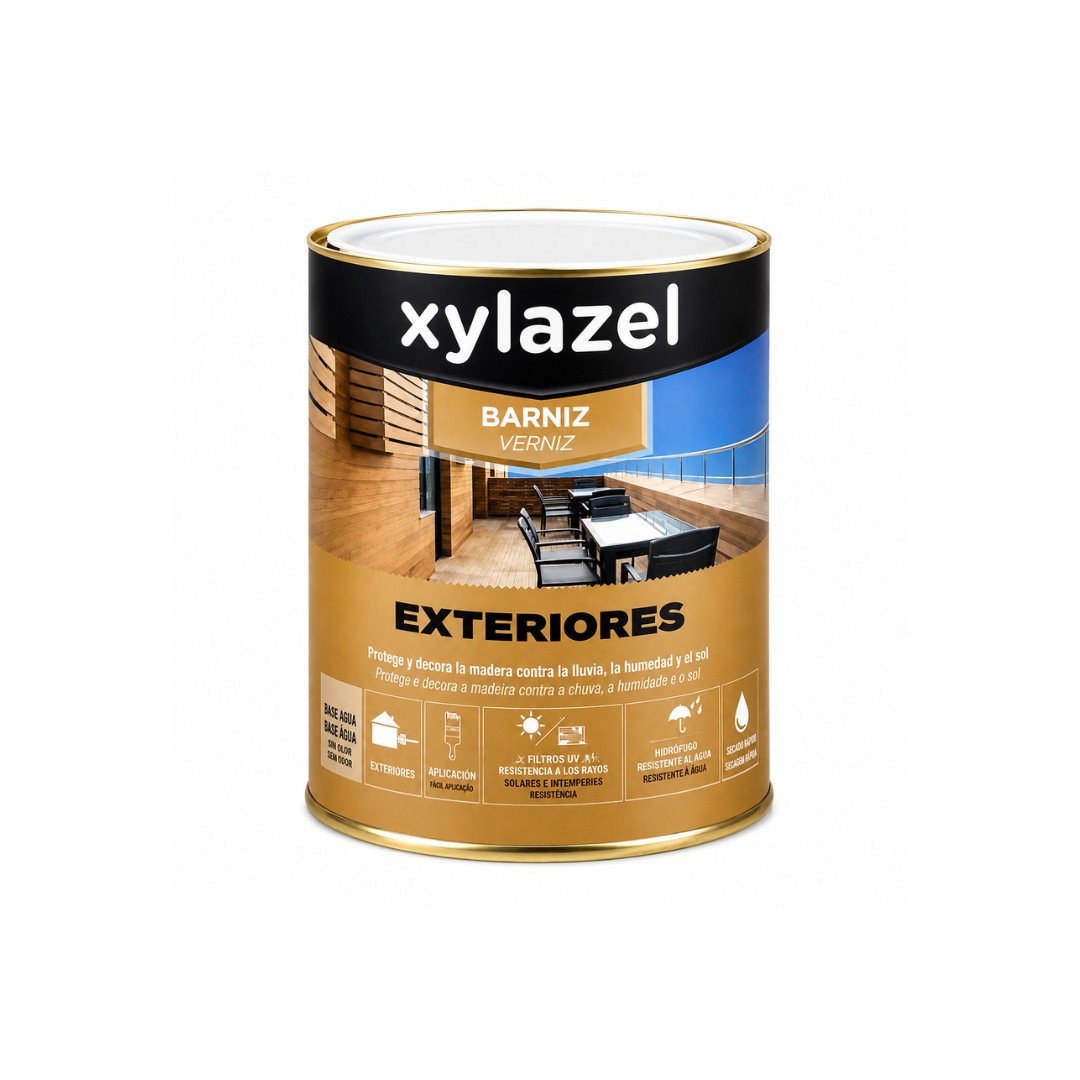verniz exterior Xylazel Verniz Exterior Aquoso Incolor Brilhante 0,750 L - Image 1